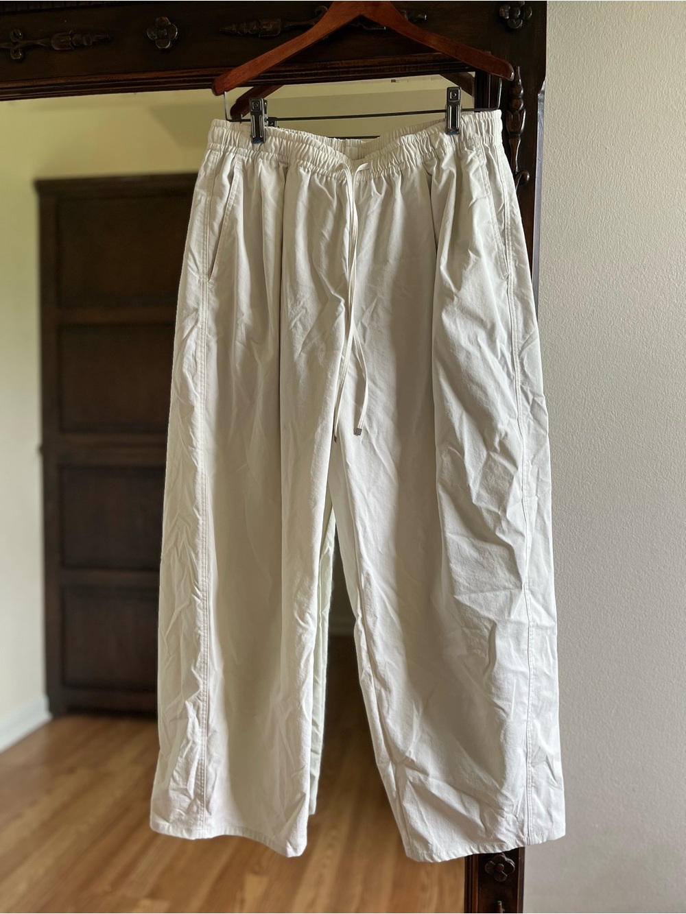 White Balloon Pants
